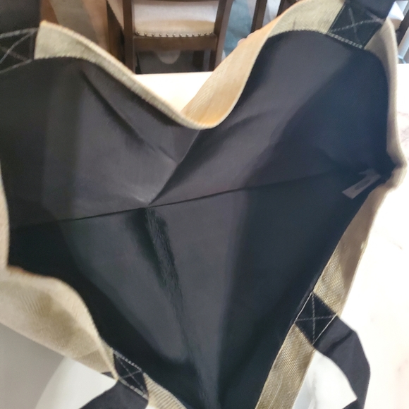 Heads CAROLINA Tails CALIFORNIA Burlap Tote Bag - Picture 2 of 7